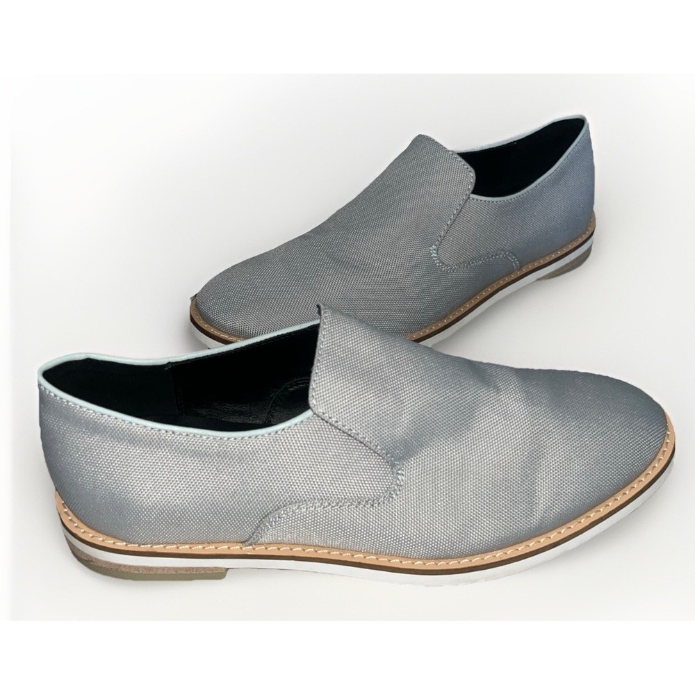 Calvin Klein Alfie Men's Gray Ballistic Loafer Dress Shoes Sz 8.5‎ - Picture 3 of 14